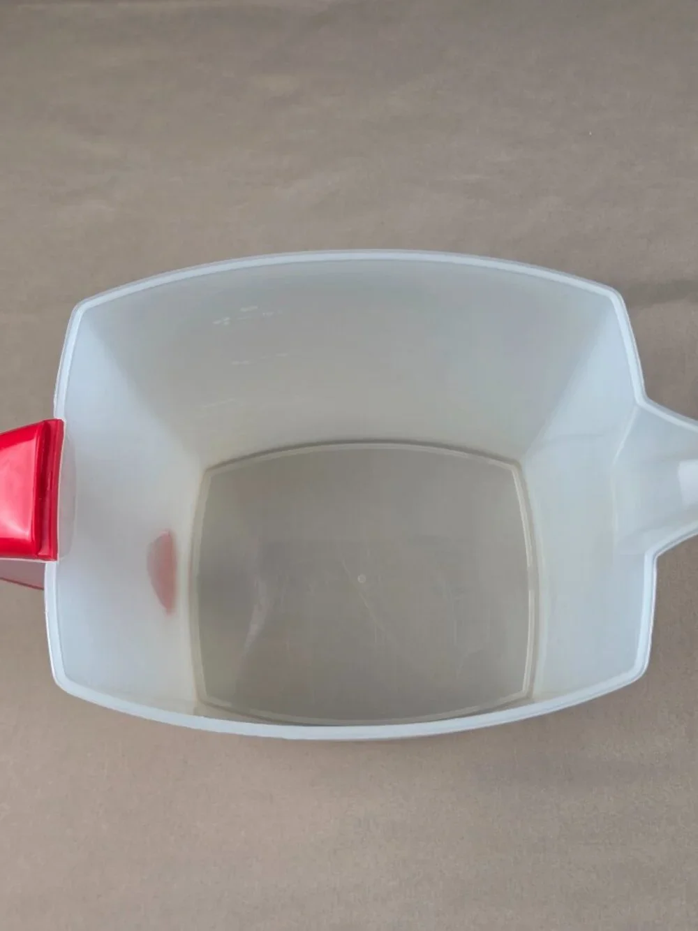 Mr. Coffee Red Iced Tea Maker Rectangle/Square Pitcher 3 QT Replacement TM75